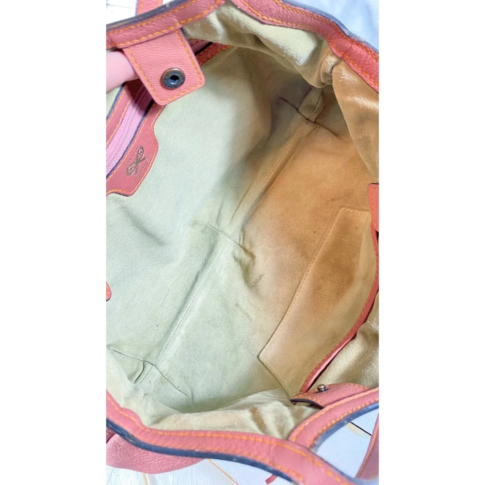 Anya Hindmarch Pink Leather Tassel Shoulder Bag